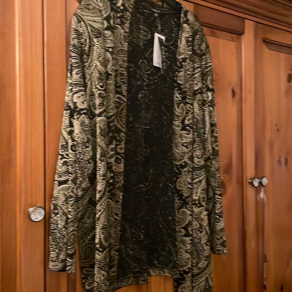 Vikki Vi Open Front Jacket 2X